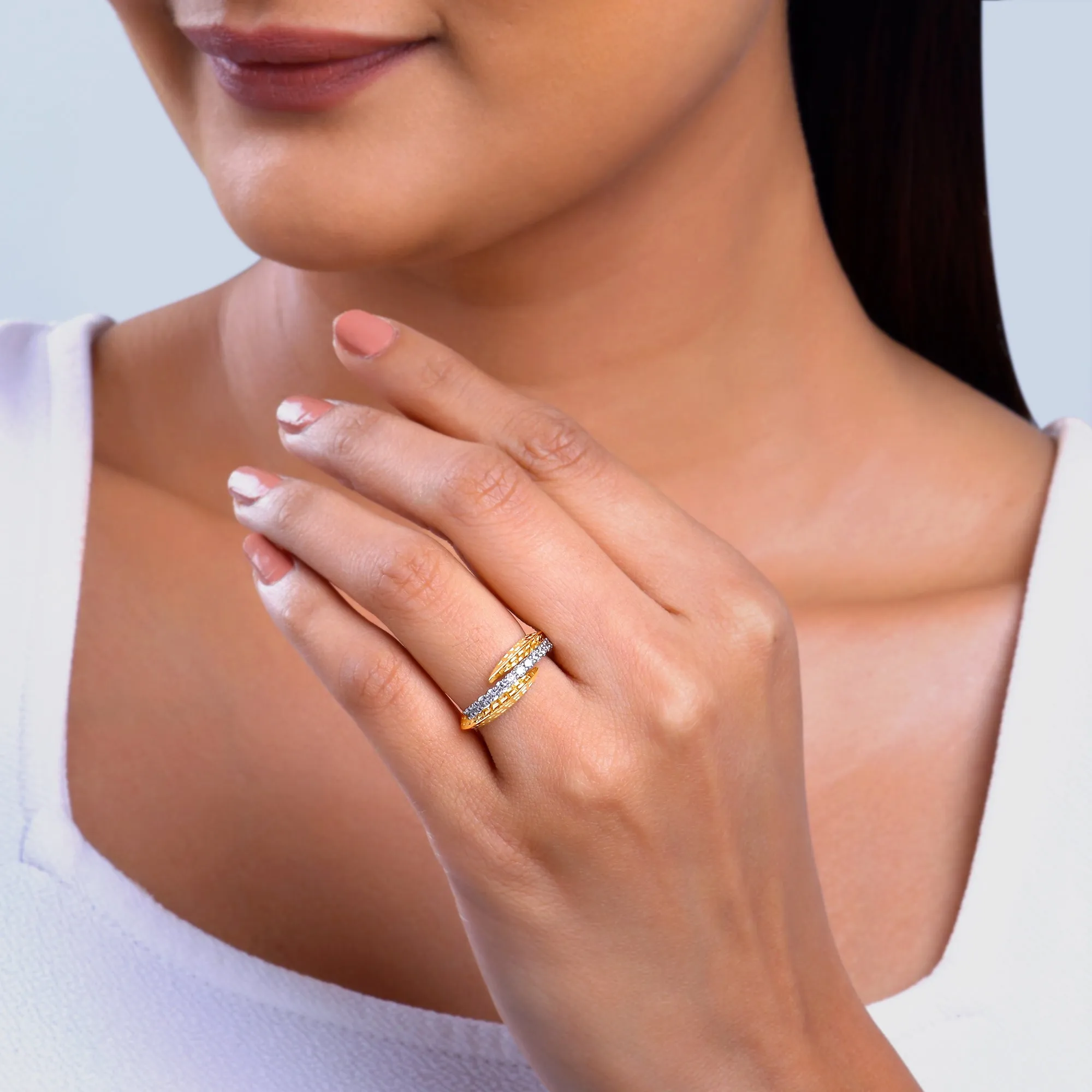 Gold Shimmering Moments Diamond Ring Giva