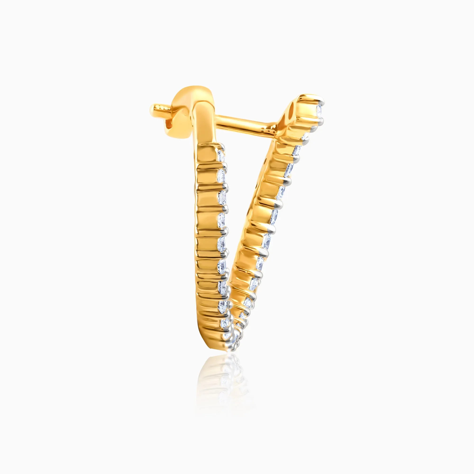 Gold Spark On Diamond Earrings Giva