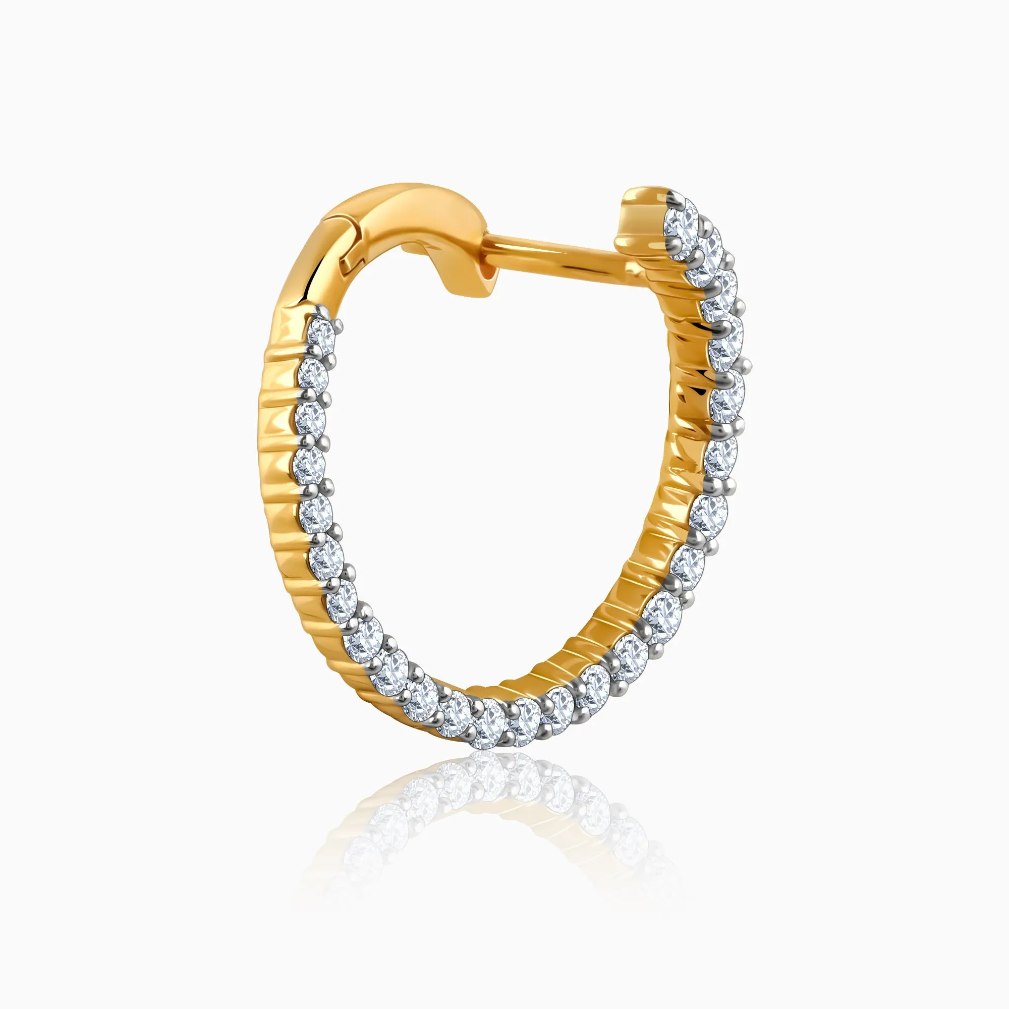 Gold Spark On Diamond Earrings Giva