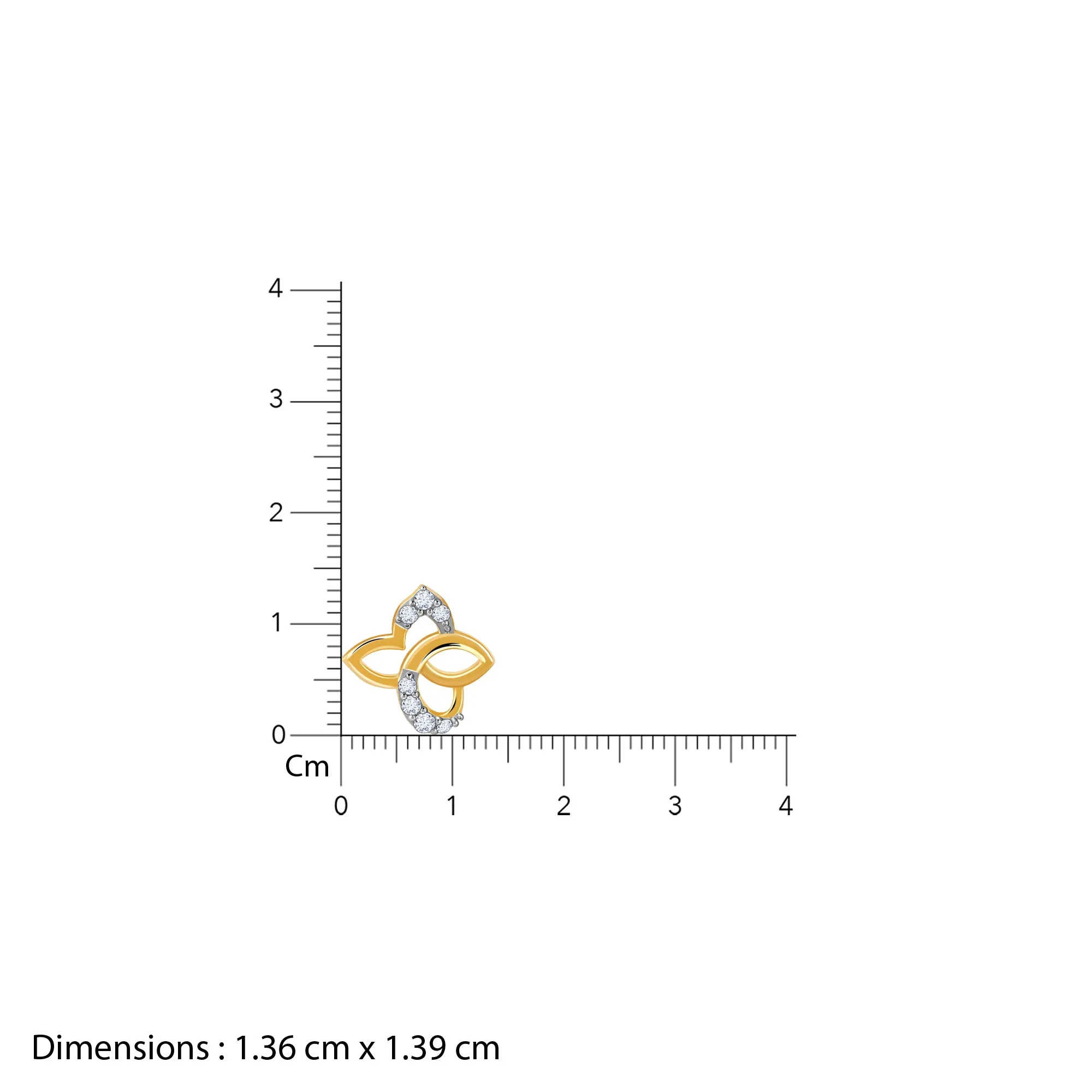 Gold True Blossom Diamond Earrings Giva
