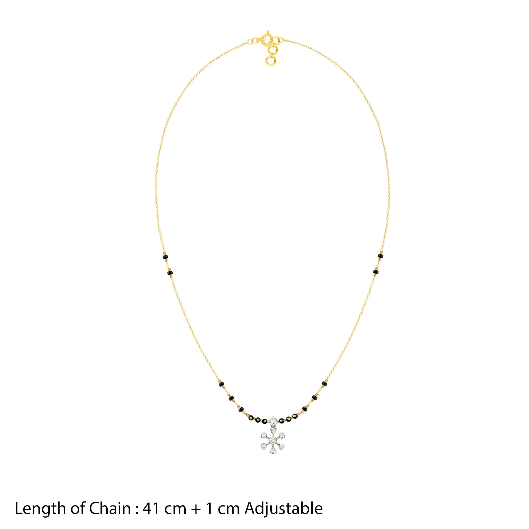 Gold Vasundhara Diamond Mangalsutra Giva
