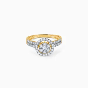 Gold Whirlwind Diamond Ring Giva