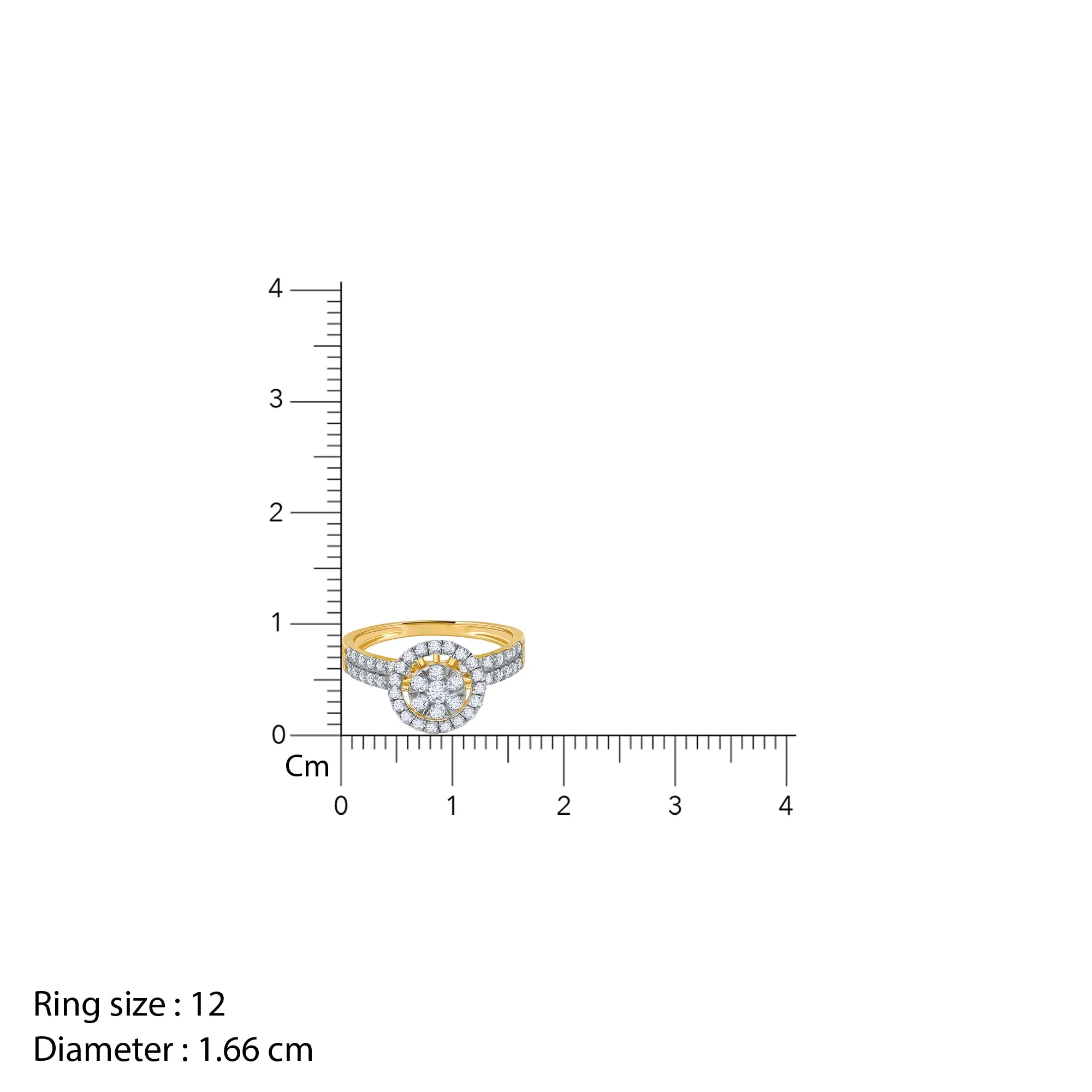 Gold Whirlwind Diamond Ring Giva