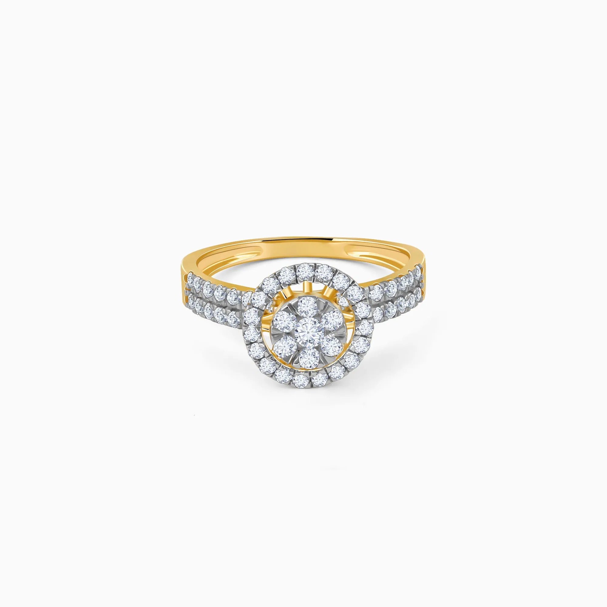 Gold Whirlwind Diamond Ring Giva