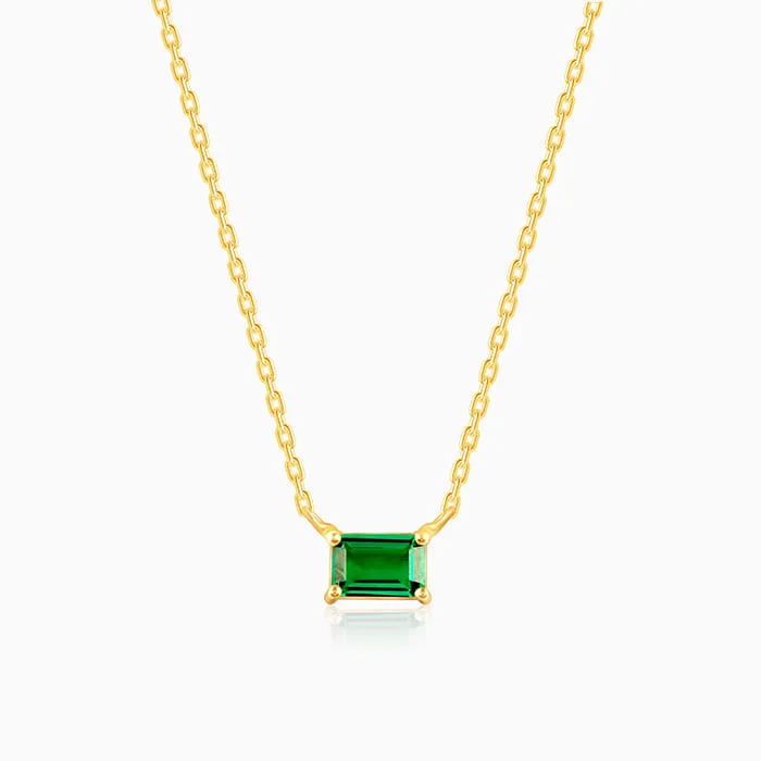 Golden Baguette Glow Necklace Giva
