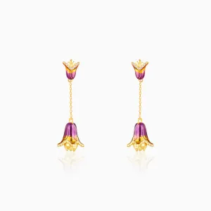 Golden Bell Mallow Bud Convertible Earrings Giva