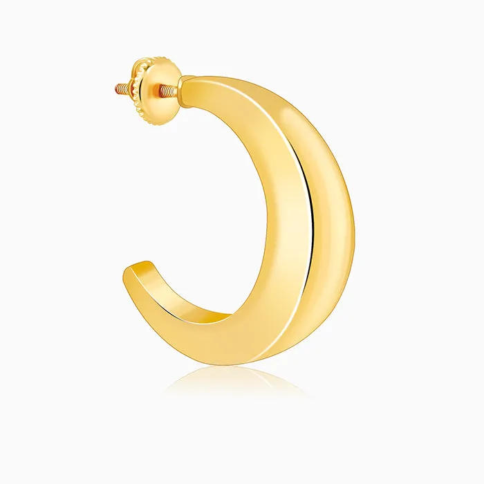 Golden Belle J Stud Earrings Giva