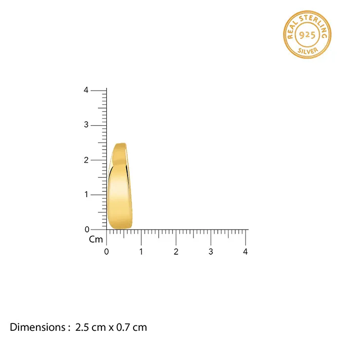 Golden Belle J Stud Earrings Giva