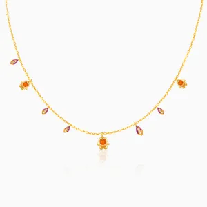 Golden Classic Bell Mallow Necklace Giva