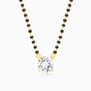 Golden Classic Solitaire Mangalsutra Giva