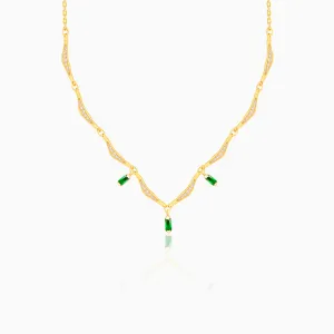 Golden Emerald Tranquility Necklace Giva