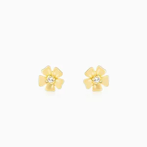 Golden Florally Yours Earrings Giva