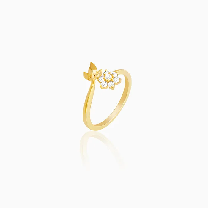 Golden Flower Girl Ring Giva