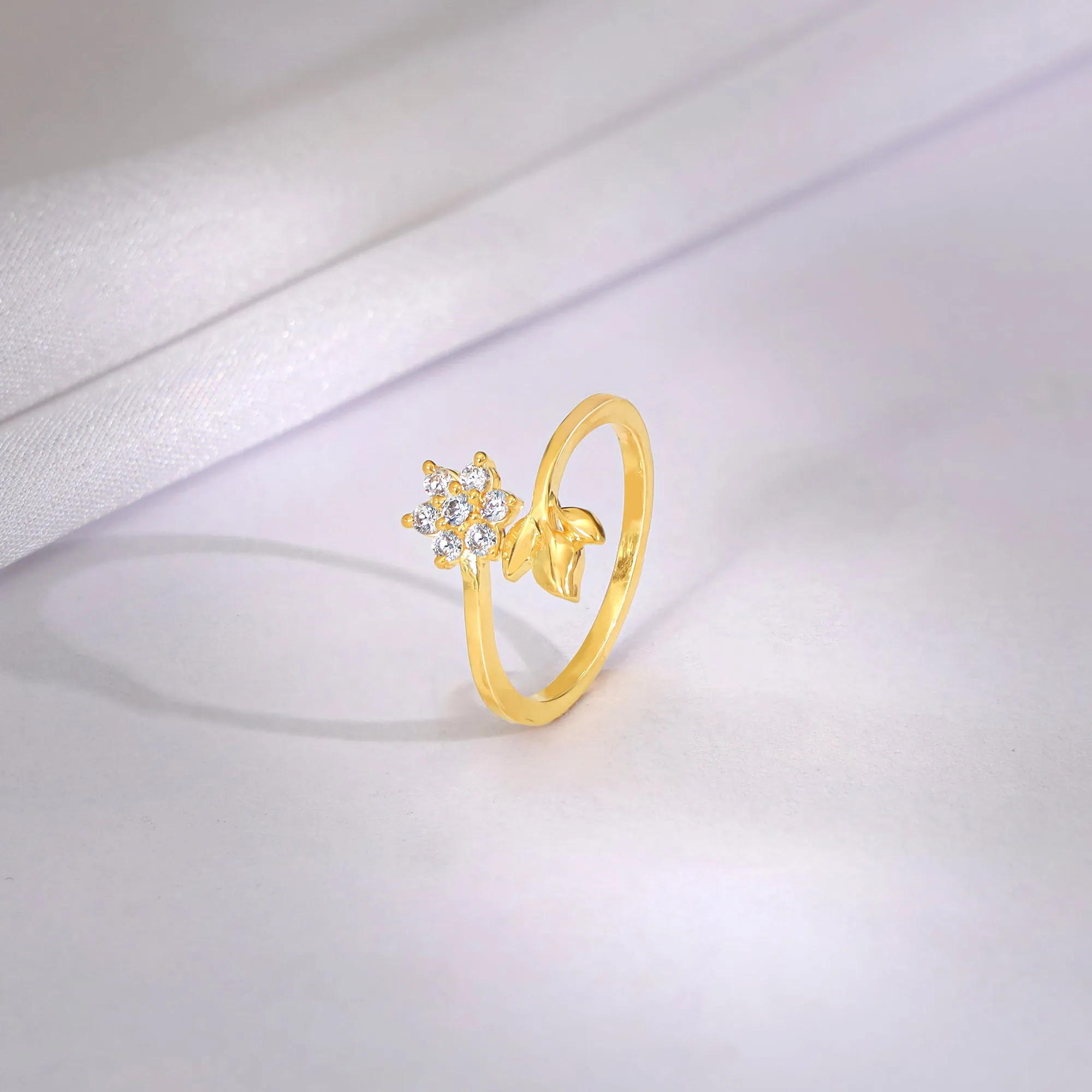 Golden Flower Girl Ring Giva
