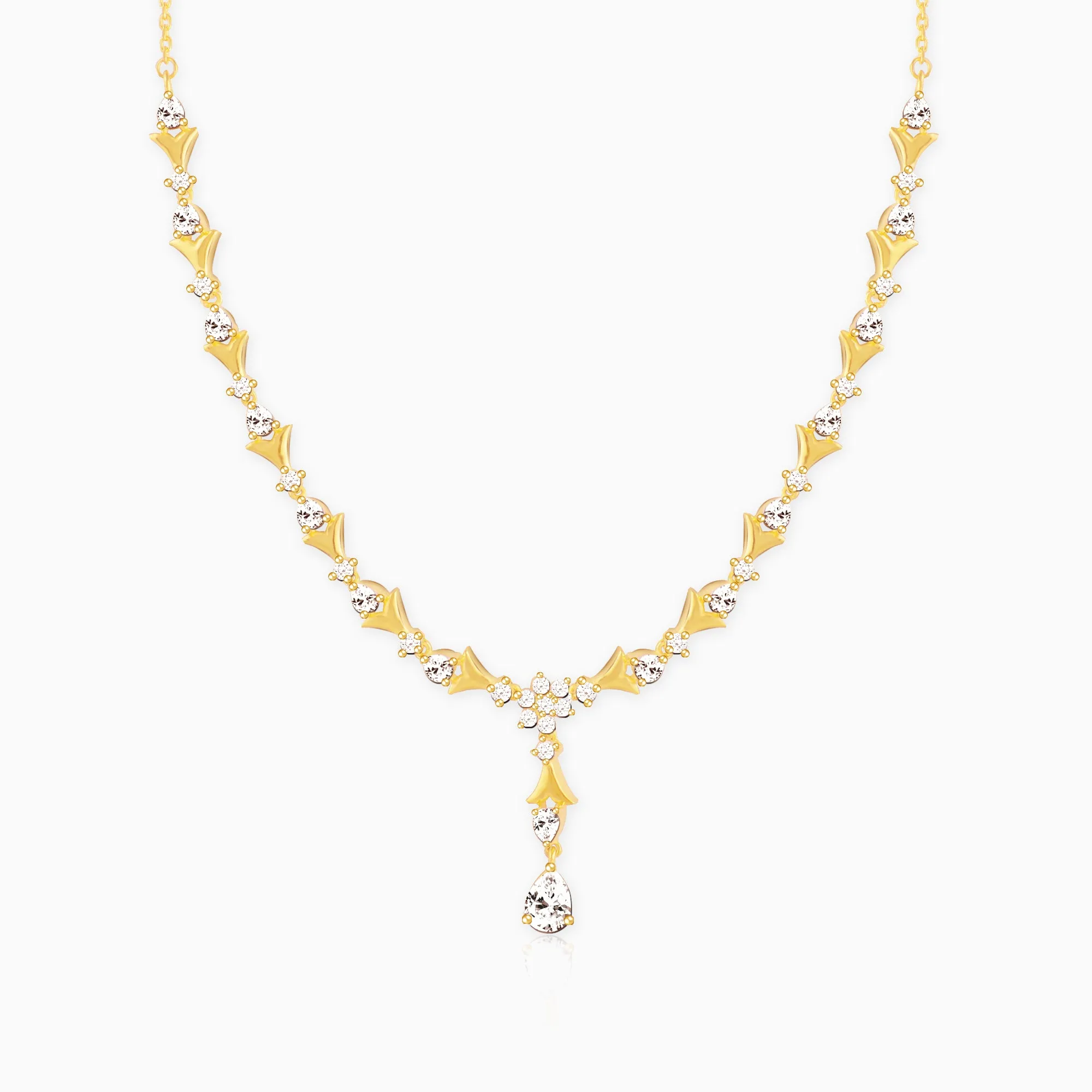 Golden Glinting Joy Zircon Pendant Giva