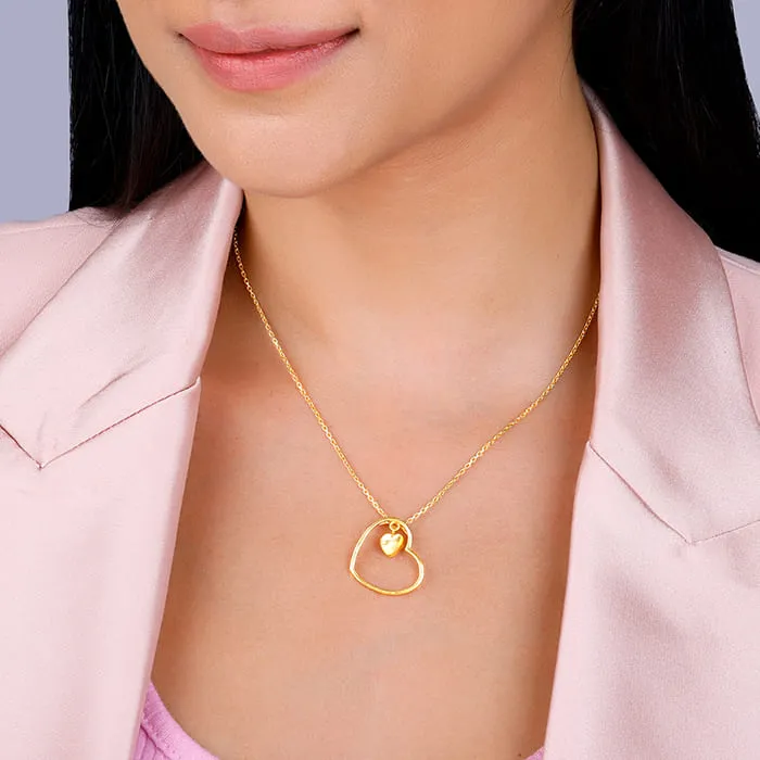 Golden Heart Necklace Giva
