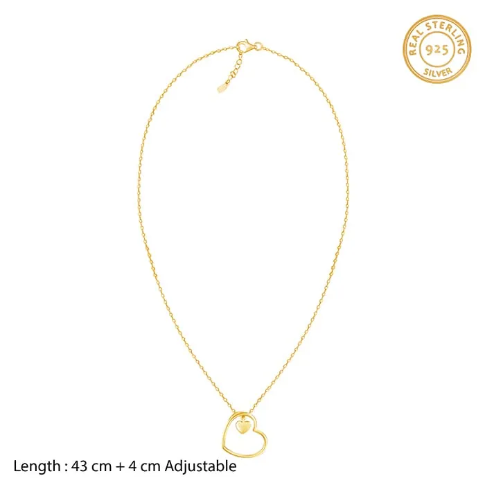 Golden Heart Necklace Giva