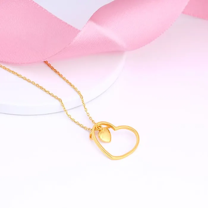 Golden Heart Necklace Giva