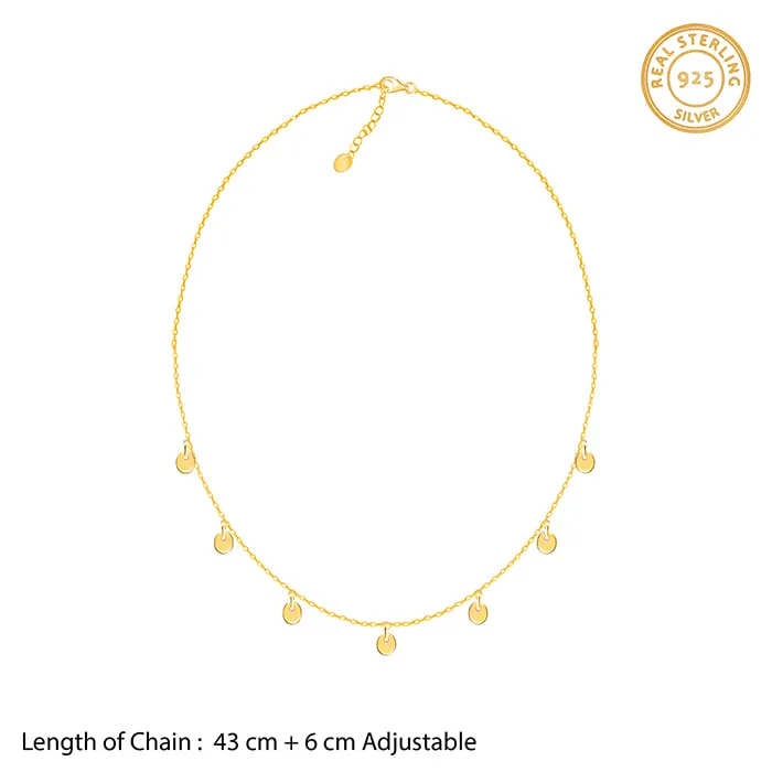 Golden Mini Charm Necklace Giva