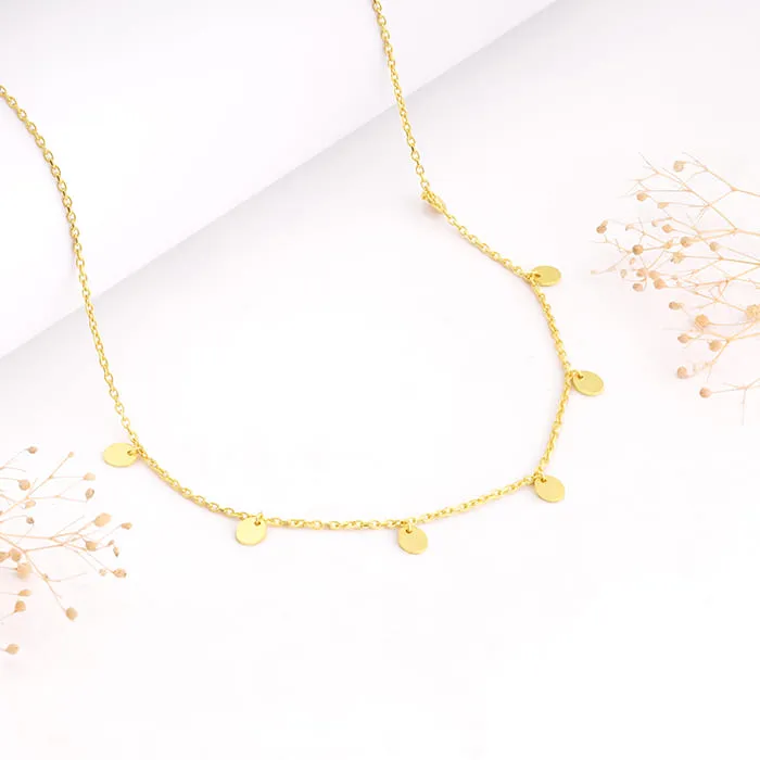 Golden Mini Charm Necklace Giva