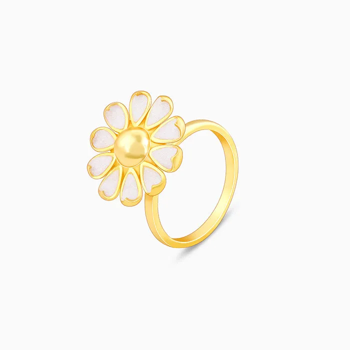 Golden Open Bramha Kamal Ring Giva