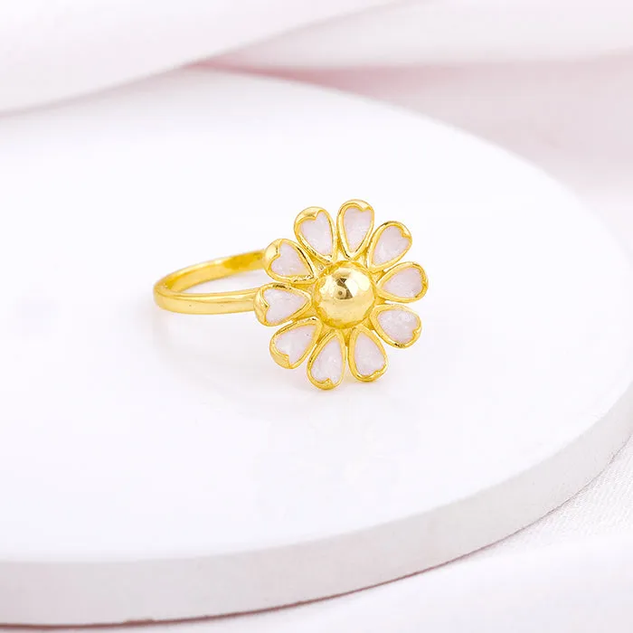 Golden Open Bramha Kamal Ring Giva