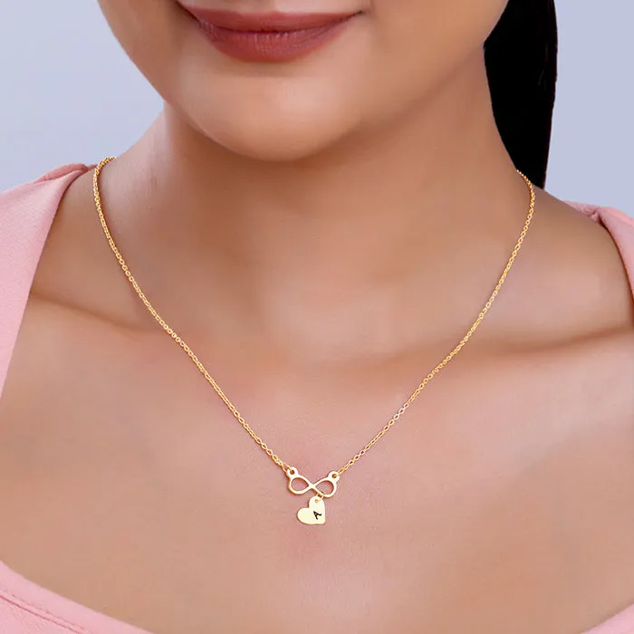 Golden Personalised Endless Echo Necklace Giva