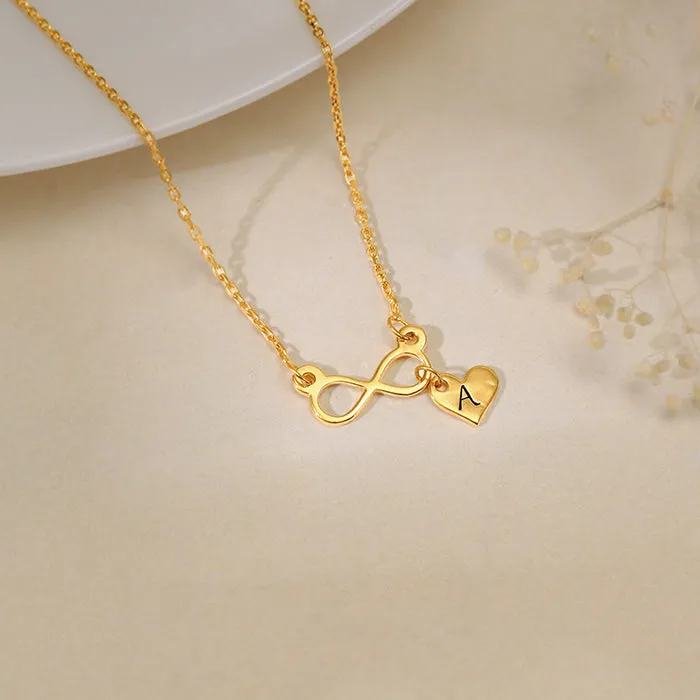 Golden Personalised Endless Echo Necklace Giva