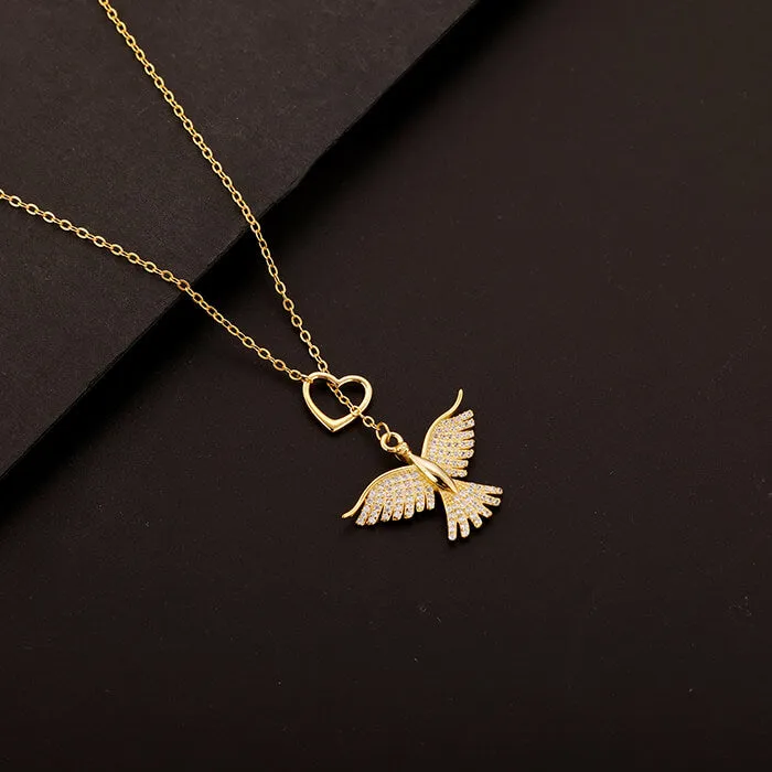 Golden Phoenix Necklace Giva