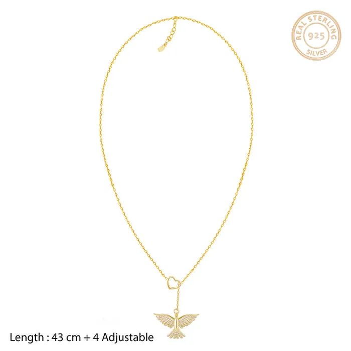 Golden Phoenix Necklace Giva