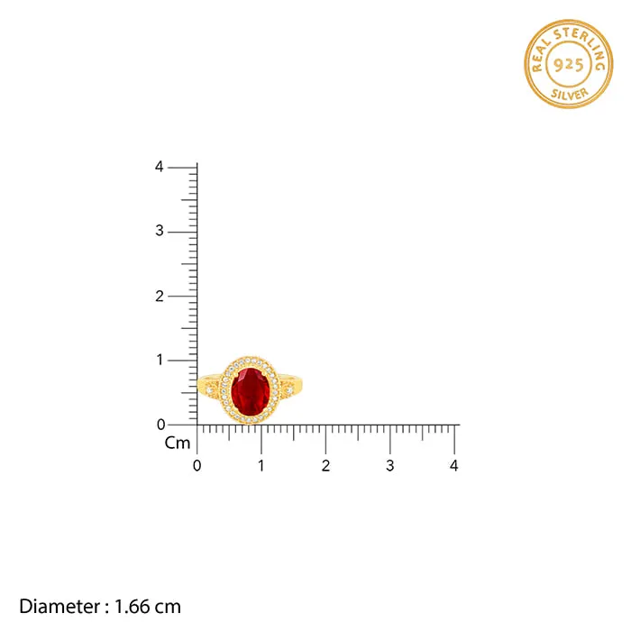 Golden Poetic Love Ring Giva