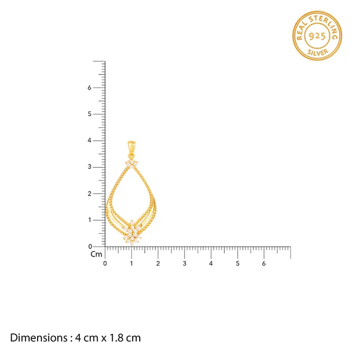 Golden Princess Pendant With Link Chain Giva