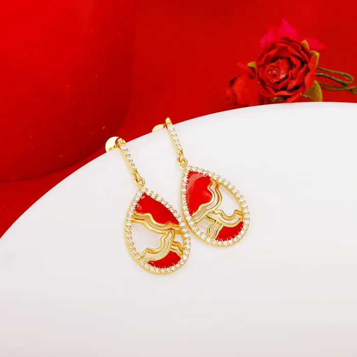 Golden Royal Heritage Earrings Giva