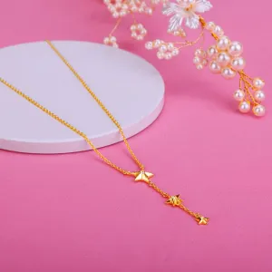 Golden Stars Are All Around Me Necklace Giva