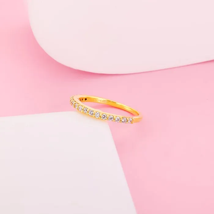 Golden Surrounded By Sparkles Ring Giva