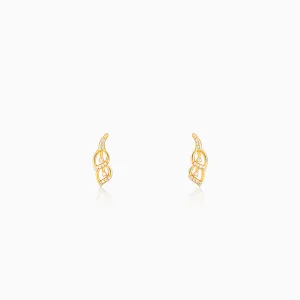 Golden Tiered Shine Earrings Giva