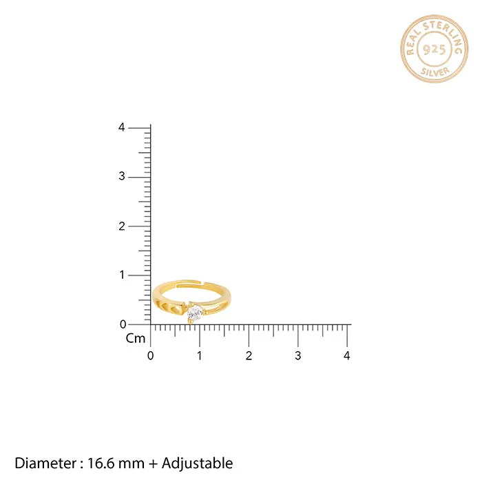 Golden Zircon Bliss Ring Giva