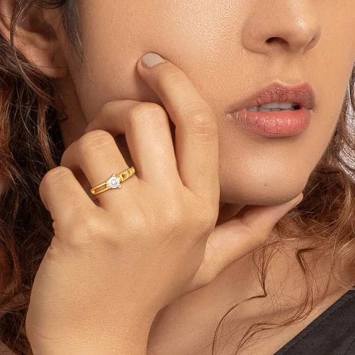 Golden Zircon Bliss Ring Giva