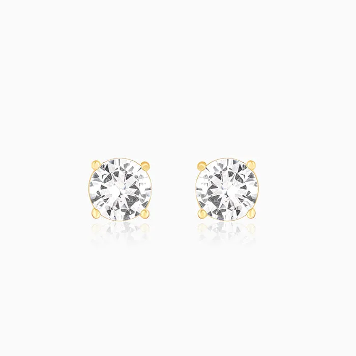 Golden Zircon Earrings Giva