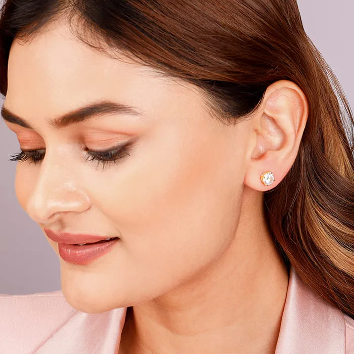 Golden Zircon Earrings Giva