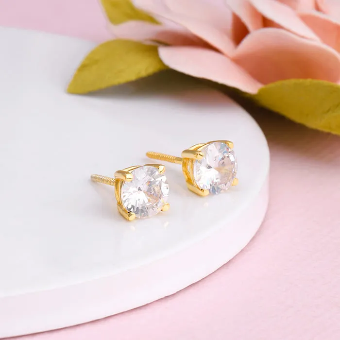 Golden Zircon Earrings Giva