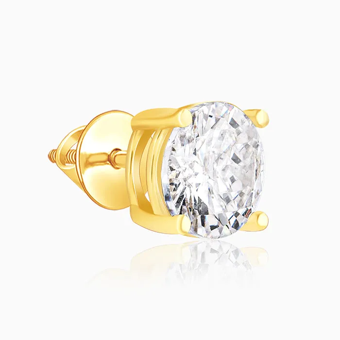 Golden Zircon Earrings Giva