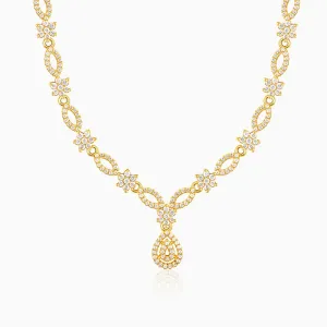 Golden Zircon Shine Elegant Necklace Giva