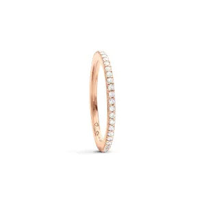 Love Bands 18K Rosegold Ring w. Diamonds