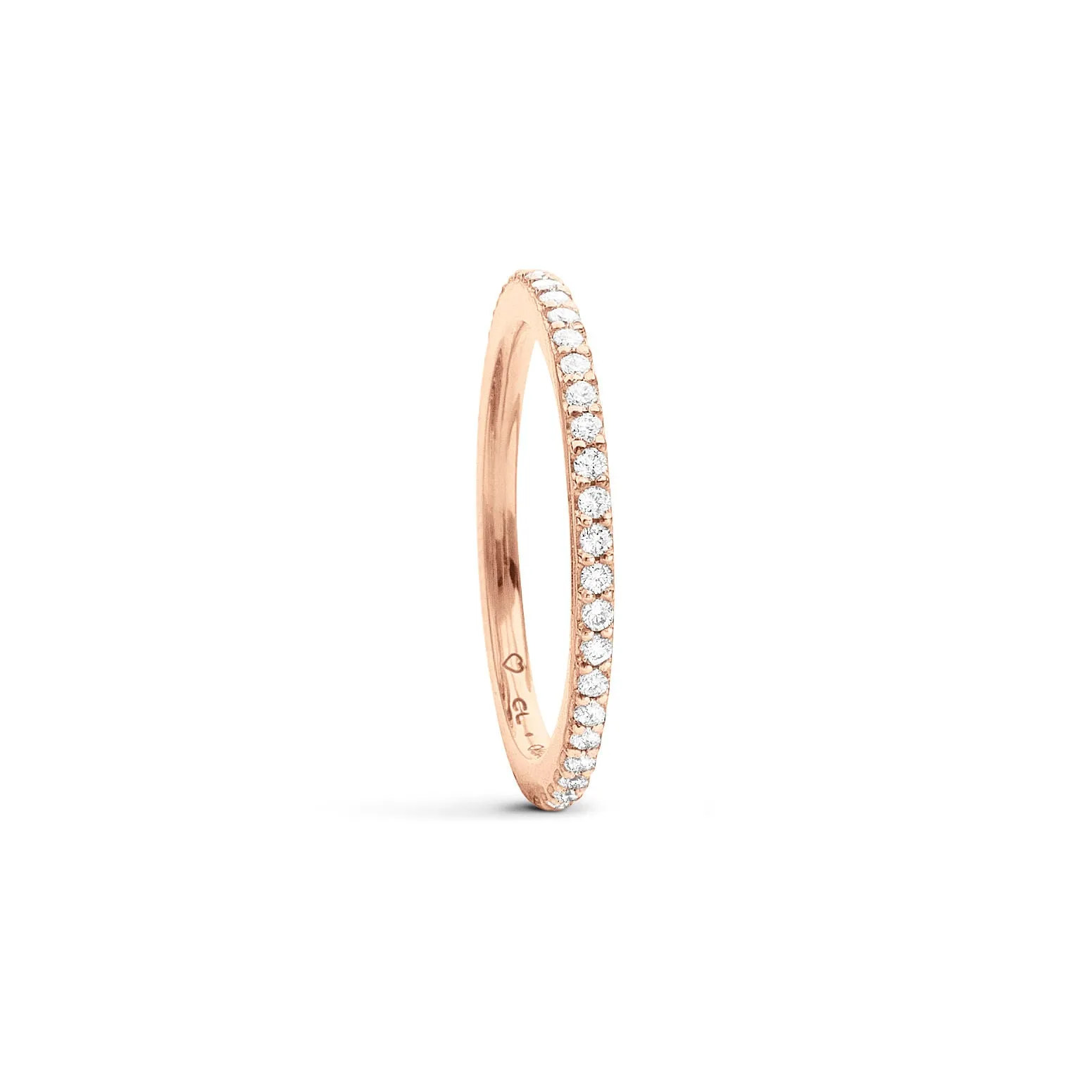 Love Bands 18K Rosegold Ring w. Diamonds