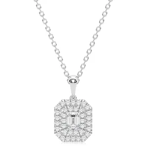 Luminesce Lab Grown 1/2 Carat Diamond Pendant in 9ct White Gold Shiels