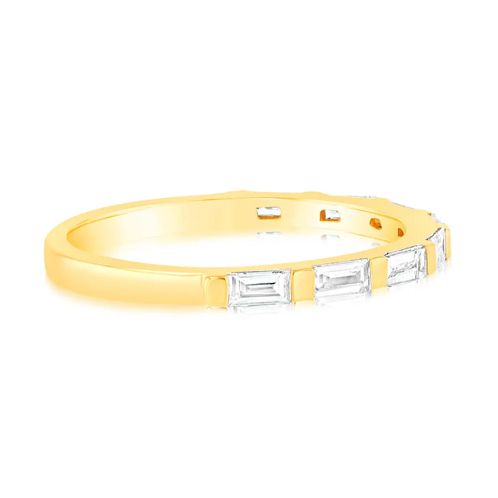 Luminesce Lab Grown 1/4 Carat Diamond Eternity Ring in 18ct Yellow Gold Shiels