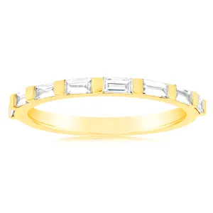 Luminesce Lab Grown 1/4 Carat Diamond Eternity Ring in 18ct Yellow Gold Shiels