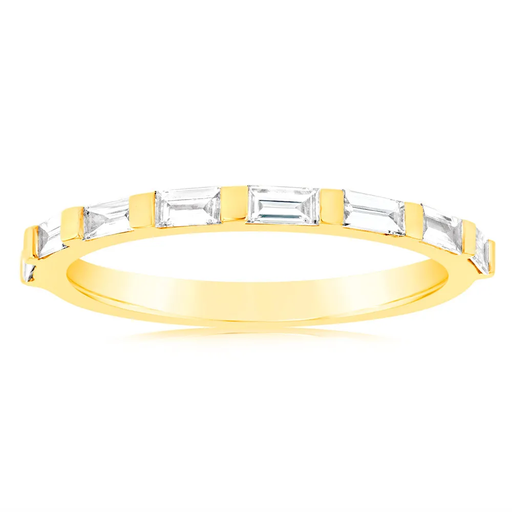 Luminesce Lab Grown 1/4 Carat Diamond Eternity Ring in 18ct Yellow Gold Shiels
