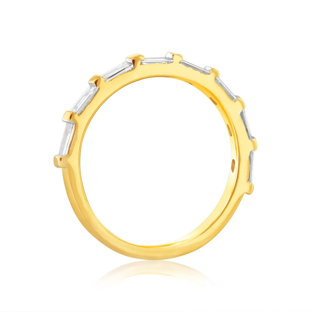 Luminesce Lab Grown 1/4 Carat Diamond Eternity Ring in 18ct Yellow Gold Shiels